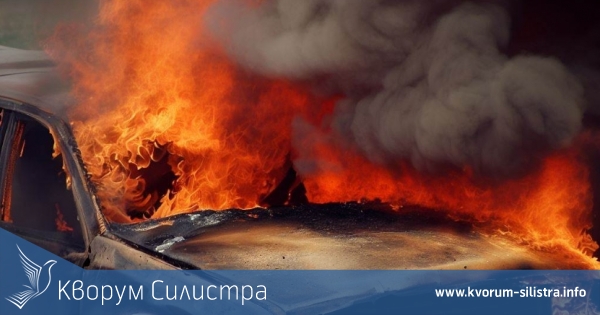 Лек автомобил "Крайслер" изгоря напълно до силистренско село