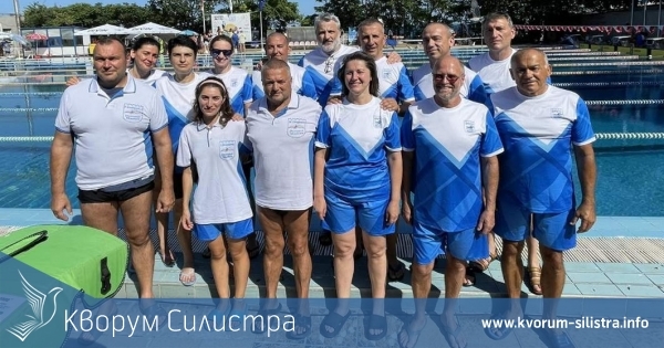Силистренските плувци-ветерани отново са сред първите в страната