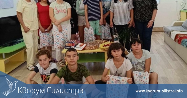 Децата и екипът на ЦНСТ ДБУ "Мечта"-Тутракан получиха подаръци от кмета