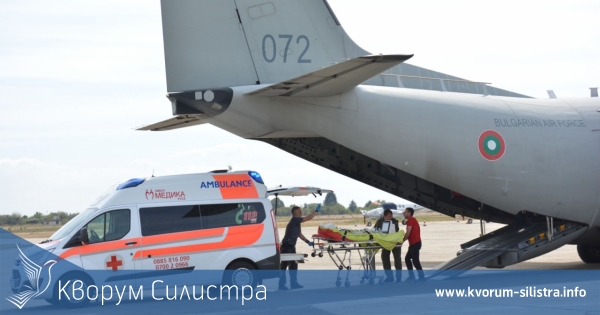 Пациентка с голям мозъчен кръвоизлив от Русе беше транспортирана с военния Спартан за София