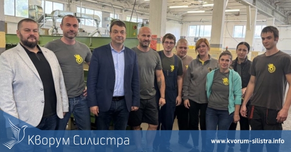 Александър Сабанов посети два клуба и най-големия производител в България на минутерия от месингови пръти