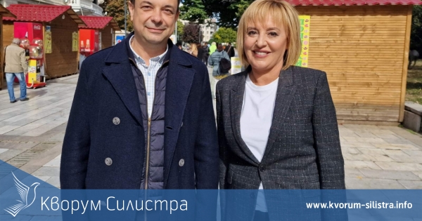 Мая Манолова в Силистра: Александър Сабанов е единственият, който може да се противопостави на ГЕРБ и на феодалното управление на града