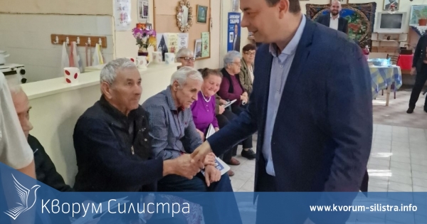 Продължава предизборният маратон на независимия кандидат за кмет на Община Силистра Александър Сабанов