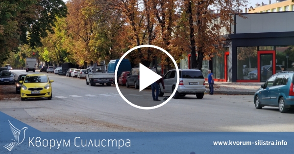 Стъклопакет падна и създаде хаос на кръстовище в Силистра