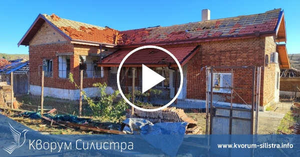 Сграда премаза мъж в Секулово, продължават дейностите по ликвидиране на последиците от бурята