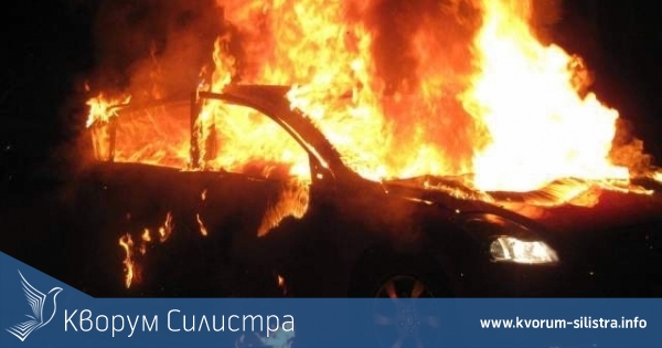 Автомобил изгоря в гараж в Силистра