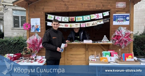 Ученически Парламент - Силистра организира успешен Коледен базар