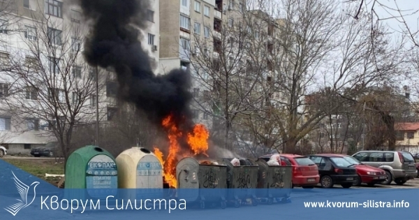 Изгоряха два пластмасови контейнера в Тутракан