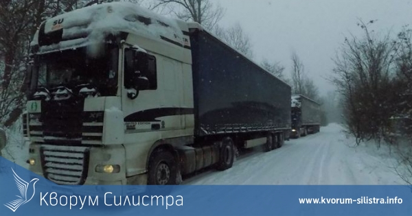 Ограничено е движението за тирове по пътя Русе – Разград и Русе – Велико Търново