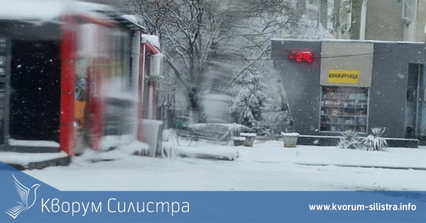 Снегът спира най-рано в Силистра