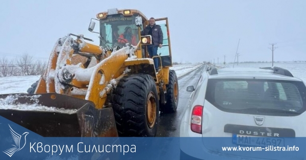 Зам.-областният на Кълъраш лично провери състоянието на пътищата след снеговалежа