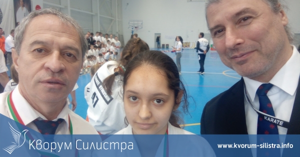 Беатрис Борисова с бронзов медал от Купа Божилов