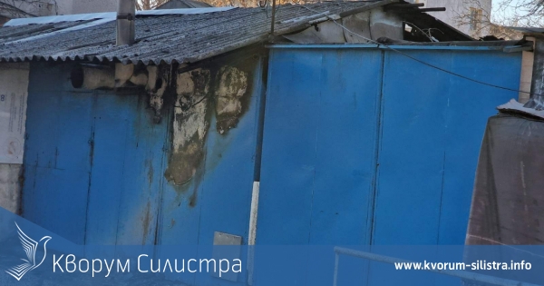 Барака за пържена риба горя на Централния градски пазар в Силистра