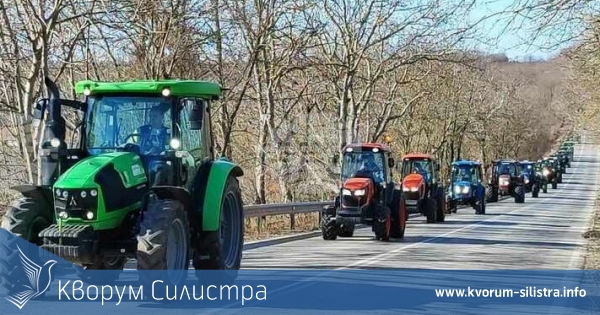 Десетки трактори излязоха по пътищата в Силистренско в знак на протест