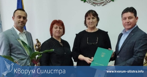 Ръководството на Община Главиница изказа благодарност на г-жа Марийка Лазарова и г-жа Лейля Наимова