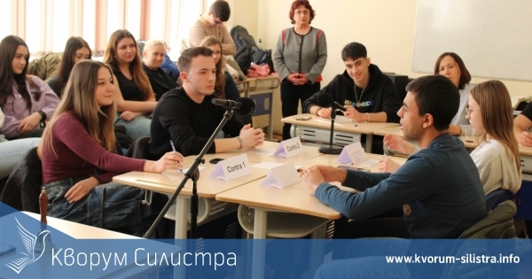 Езикова гимназия "Пейо Яворов" с отличени участници в международния проект "Младежта дебатира"