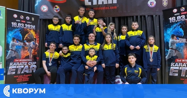 Успехи за каратистите от клуб "Шото-Витяз" на международния турнир купа "Етър"