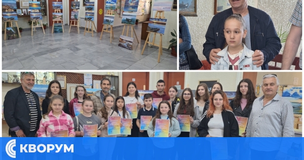 "Дунав в цветове" оцвети Тутракан: Млади художници от региона показаха таланта си