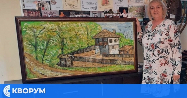 Нова творба в Картинната галерия на НЧ "Янко Забунов – 1957" с. Черногор