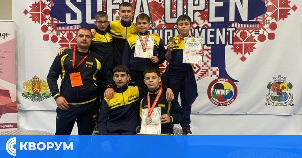 Карате клуб "Шото-Витяз" с блестящо представяне на Sofia Open The President's Cup