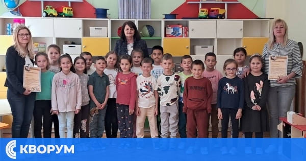 ДГ "Ян Бибиян" с успех в апробирането на инструмент за училищна готовност