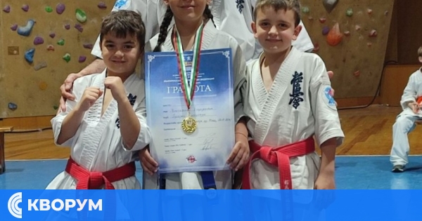 Каратека на СК "Доджо" със златен медал от държавно първенство 