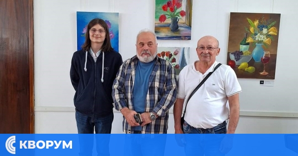 Младият талант Йоан Йорданов откри първата си самостоятелна изложба в Художествена галерия Силистра