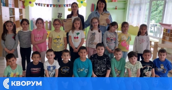 Регионално управление на образованието - Силистра благодари на учители от ДГ "Иглика"