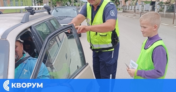 Ученици от Главиница влязоха в ролята на полицаи
