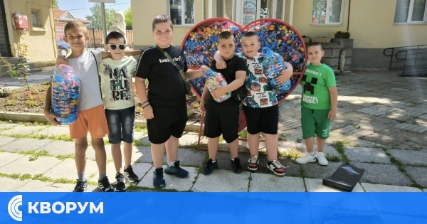 Деца доброволци дариха пластмасови капачки в Дулово на своя празник