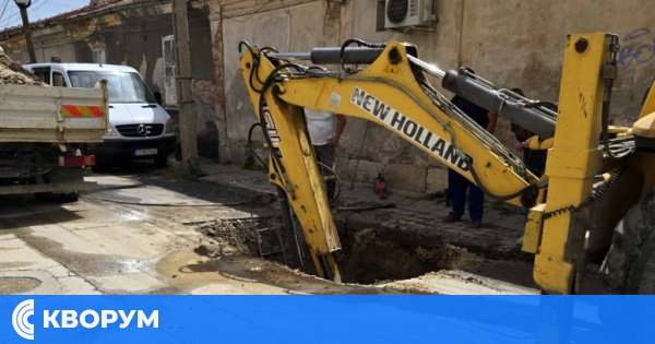 Заради авария ВиК затвори улица в Силистра