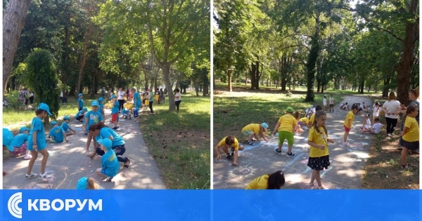 Деца от Дулово нарисуваха мечтите си за лятната ваканция