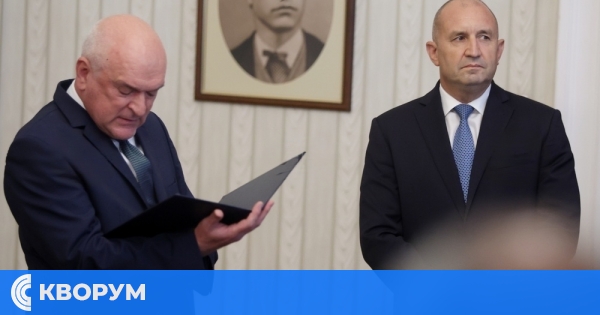 Димитър Главчев представи състав на второто си служебно правителство