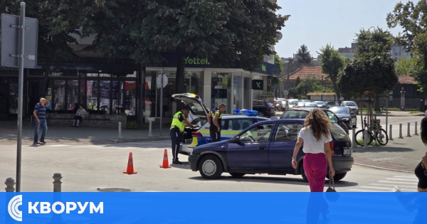 Инцидент в центъра на Силистра – автомобил удари колоездач на пешеходна пътека