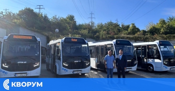 Градският транспорт в Силистра се обновява с модерни автобуси