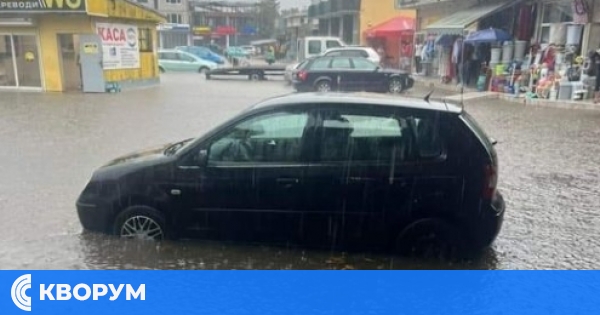 Силистра под дъждовен фронт: Валежи, но без буреносни явления