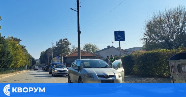 Дрогиран шофьор спря на място за инвалиди пред ПМГ-Силистра
