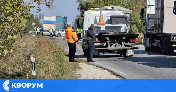 Катастрофа затвори движението по пътя Русе - Бяла