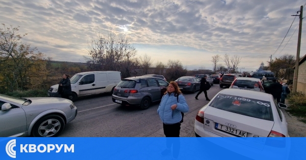 Тази вечер пътят Разград - Русе бе затворен за движение заради протестиращи по дело разследвано в Силистра