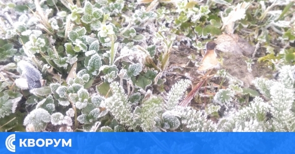 Мразовита утрин в Силистренско с минимални температури до -5°C, очакват се мъгли през нощта