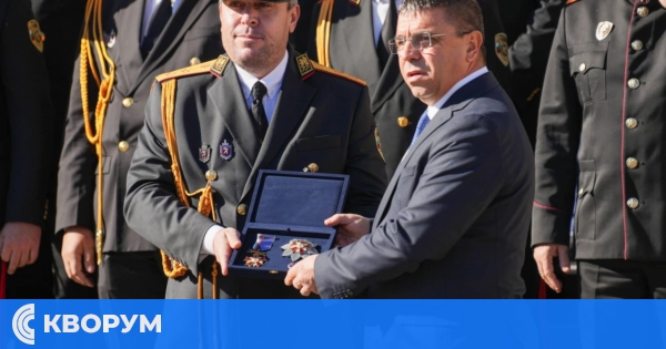Шефът на полицията в Силистра награден с "За доблест и заслуга"