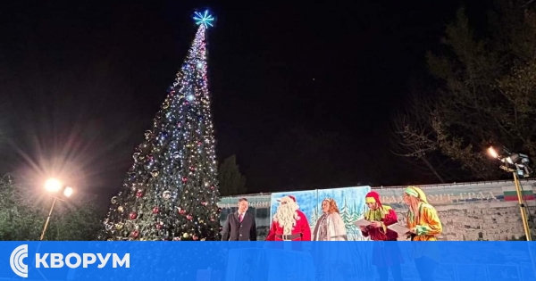 Коледната елха в Силистра ще засияе на 1 декември