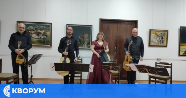 Концерт "Танцът" на мандолинен квартет "Сезони" омагьоса публиката в Силистра