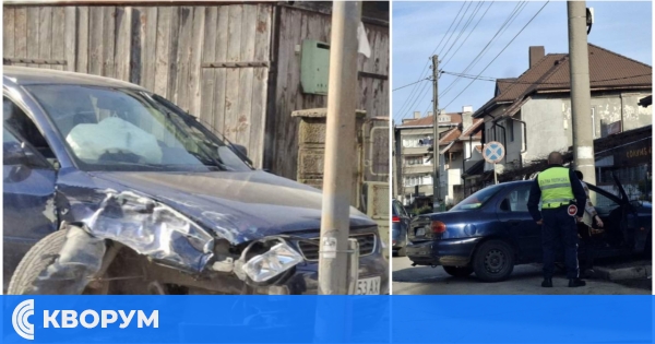 Две коли се забиха в стълбове, опитвайки се да избегнат катастрофата в Силистра