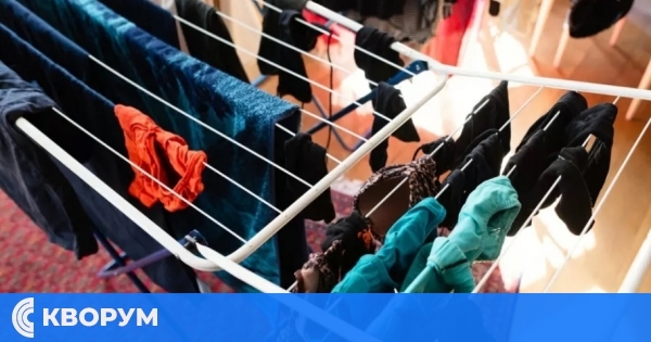 Защо не трябва да сушете дрехи в стаята си