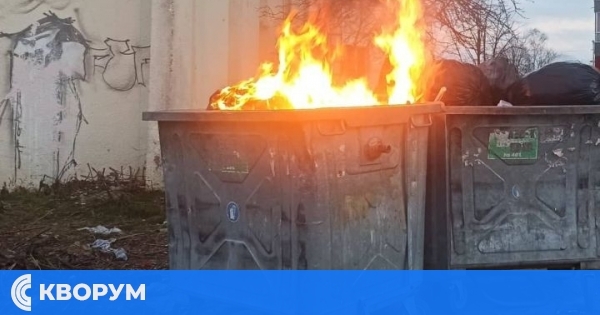 Пожар в контейнер за отпадъци в Силистра е бързо потушен