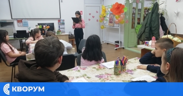 Децата от Клуб "Любопитко" с първа среща за 2025 г. в библиотеката