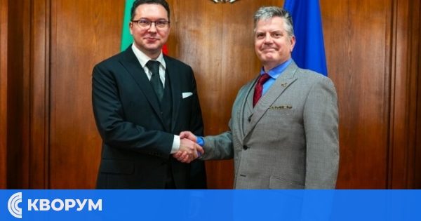 Министър Митов и посланик Макдауъл обсъдиха присъединяването на България към безвизовата програма на САЩ