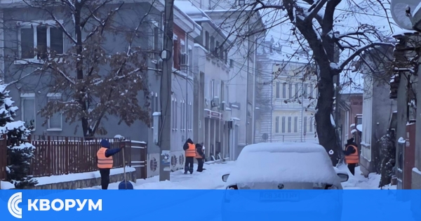 "Синева" почиства Силистра от сняг