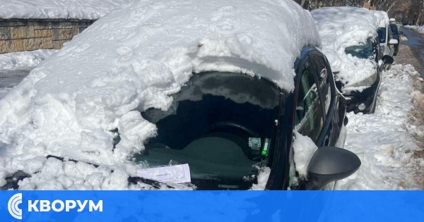 В съседна на Силистра община слагат бележки на колите, пречещи на снегорините